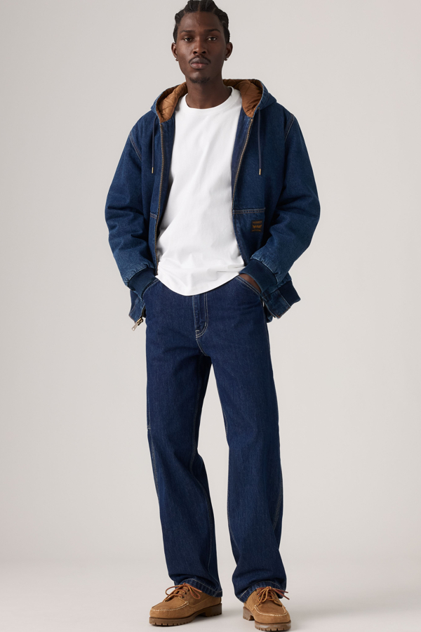 568 Loose Straight Carpenter Vaqueros - Hombre - 27X30 - Medium Wash / Turn it Around Denim