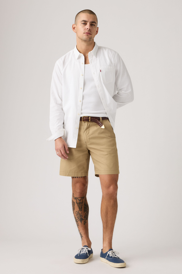 Shorts XX Chino Authentic Relaxed Lightweight - Hombre - 29X8 - Crema / Harvest Gold Twill