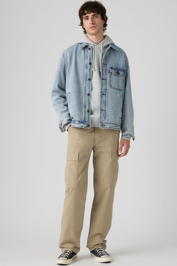 XX Cargo Straight Pants - Men - 28X32 - Beige / True Chino Canvas