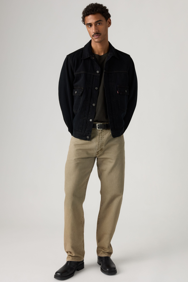 555 Relaxed Straight Vaqueros - Hombre - 28X32 - Verde / Salty Capers Garment Dye