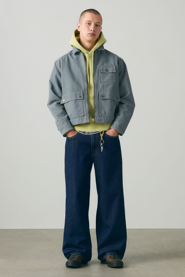 Baggy Wide Leg Vaqueros - Hombre - 28X32 - Dark Wash / Wish Away