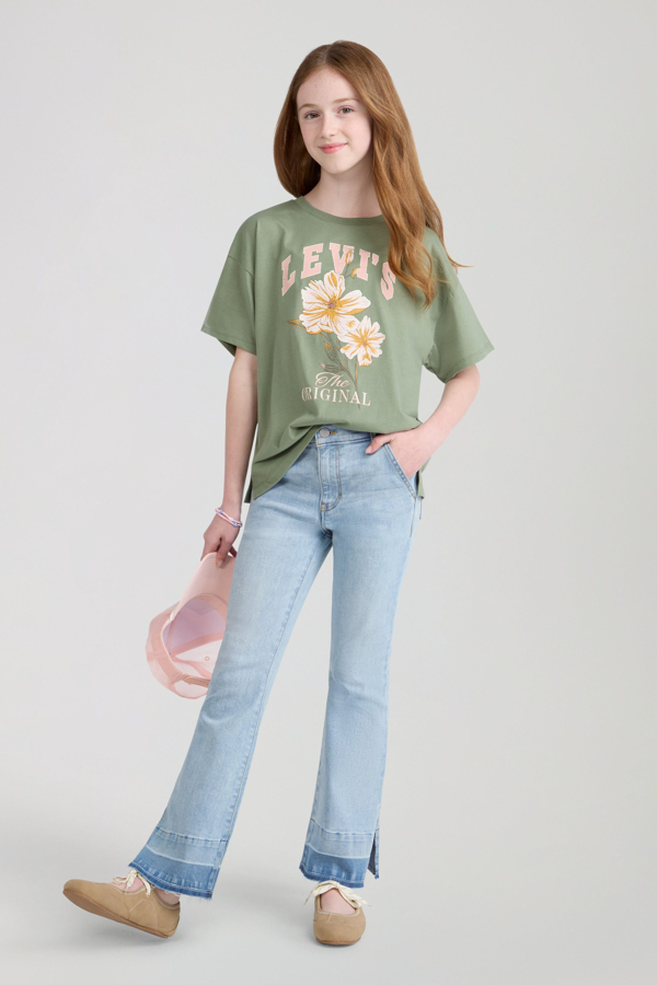 Teenager 726 Flared Released Hem Vaqueros - Girls - 10A - Neutral / Heat Wave
