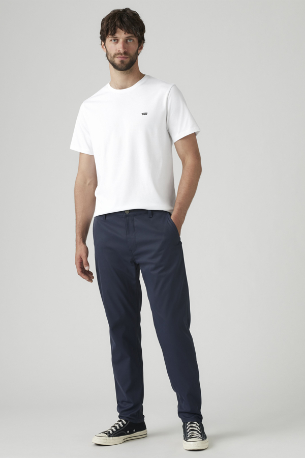 Pantalones XX Chino Standard Taper Tech+ - Hombre - 28X32 - Azul / Blue Nights Tech Blend