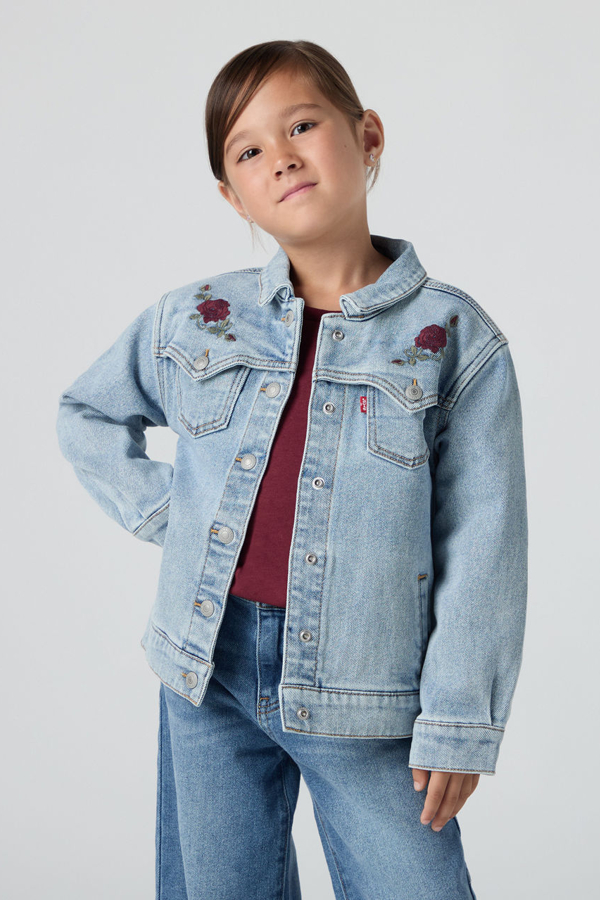 Trucker Jacket Oversized Western infantil - Chicas - 6A - Neutral / This And That