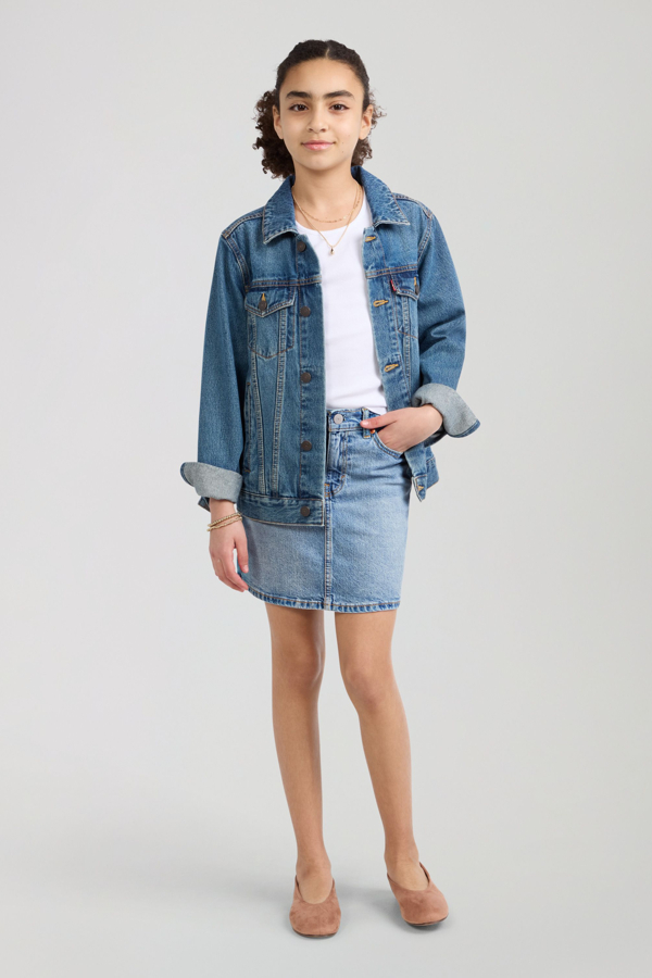 Kids Icon Skirt - Chicas - 2A - Azul / Coastal Drift