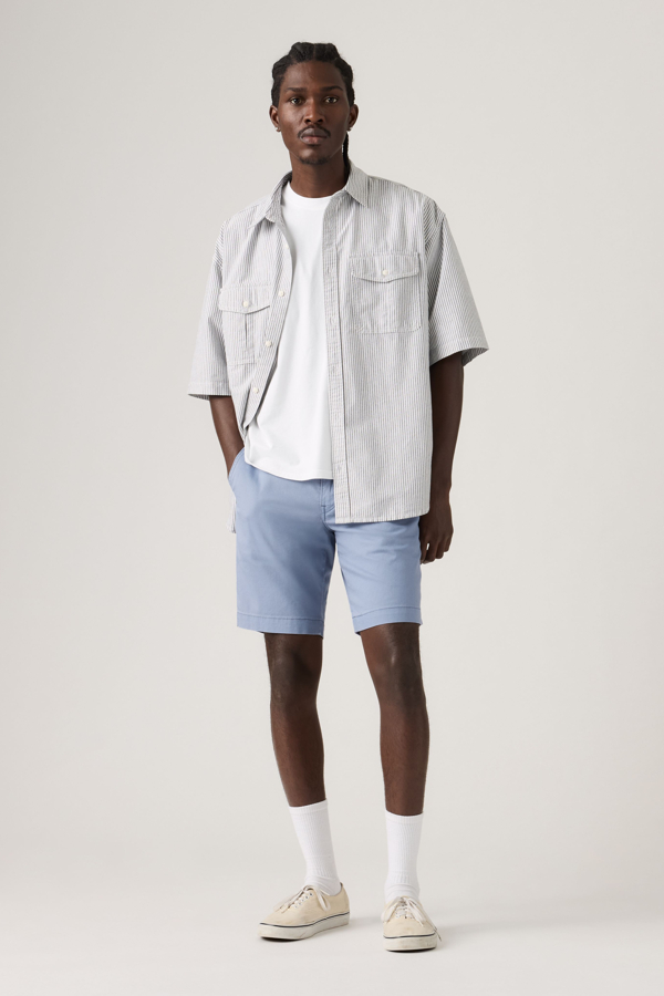 Shorts XX Chino II de lino y algodón - Hombre - 30X9 - Azul / Blue Cotton Linen