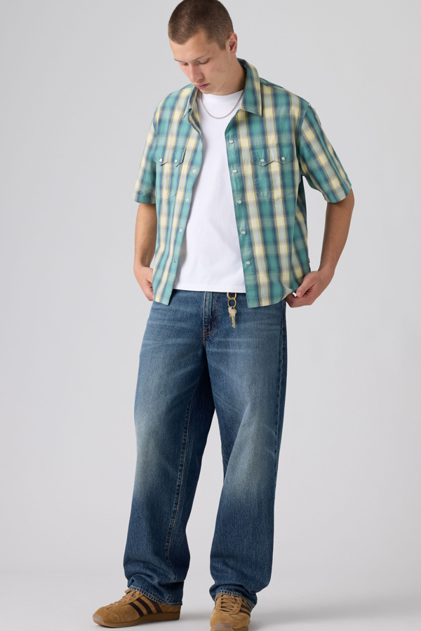 578 Baggy Vaqueros - Hombre - 34X32 - Medium Wash / Varnished Tarnish