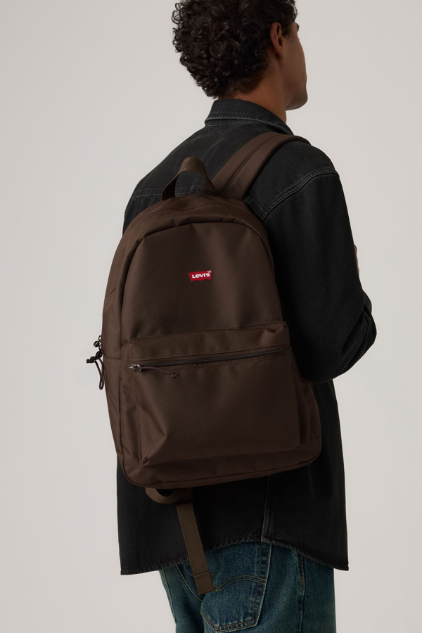Levi's Basic Backpack - Men - One Size - Brown / Coffee Bean