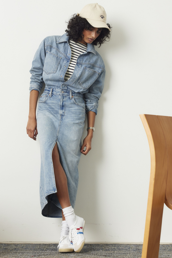 Vestido camisero Denim Midi - Mujer - 23 - Azul / Feeling This