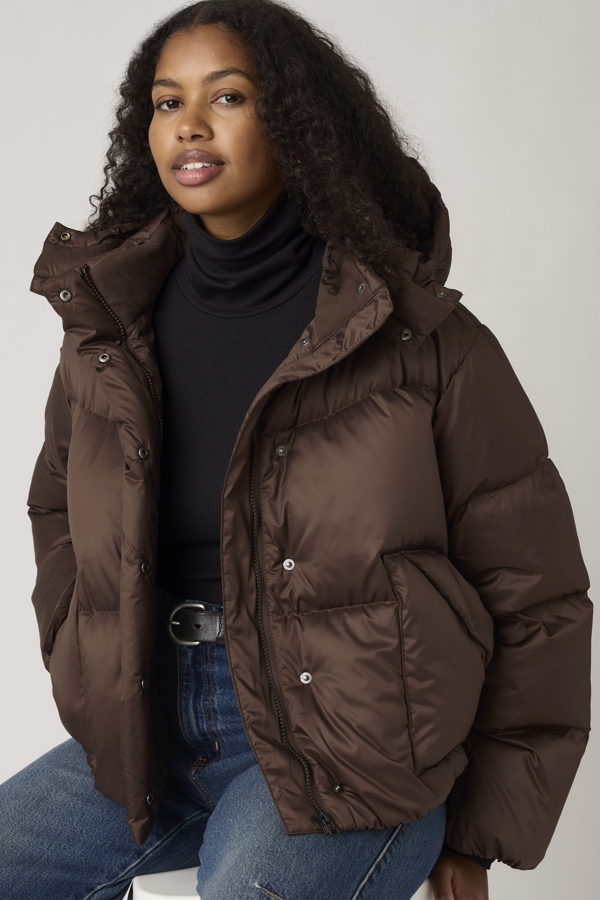 Chaqueta Western Bubble Shortie - Mujer - L - Marrón / Bracken