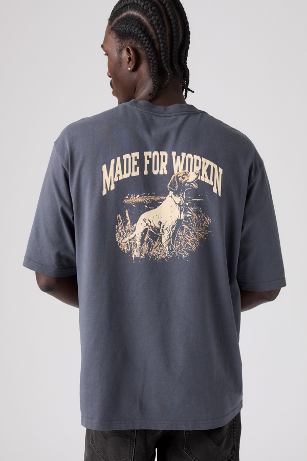 Workwear Graphic Tee - Men - 2XL - Grey / Made For Workin 1 Periscope