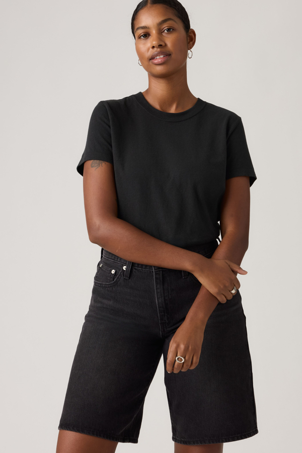 Camiseta Favorite Slub - Mujer - L - Negro / Anthracite Night