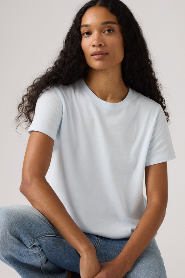 Camiseta de algodón Favorite - Mujer - 2XS - Azul / Country Air