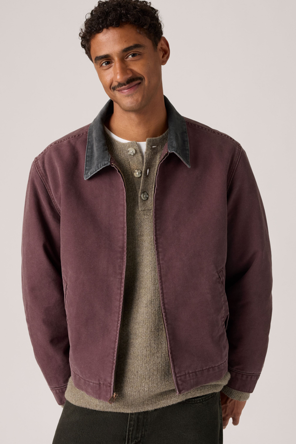 Castro Full Zip Lined Jacket - Hombre - M - Marrón / Allspice Sky Trk