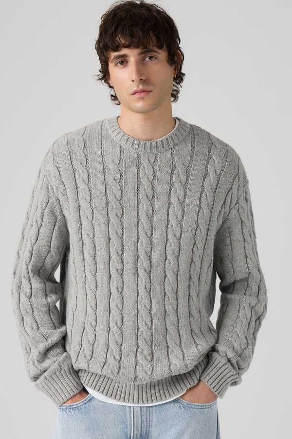 Laurel Crew Sweater - Hombre - 2XL - Gris / Neps Grey Heather