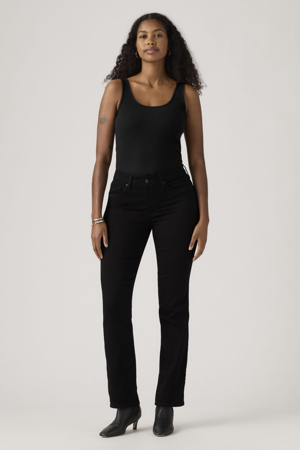 Jean recto moldeador 314 - Mujer - 23X30 - Negro / Black and Black