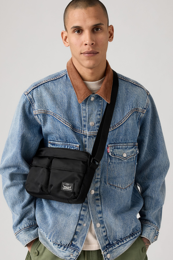 Bandolera Levi's Mission Bay - Mujer - One Size - Negro / Caviar