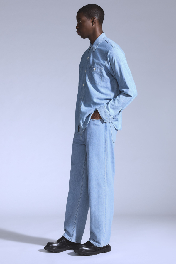 Vaqueros Loose Marker - Hombre - 31X34 - Lavado medio / Blue Pebble