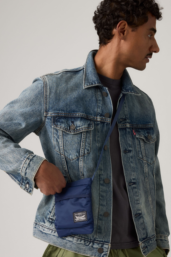 Bolsito bandolera Levi's Mission Bay - Hombre - One Size - Azul / Navy Blazer
