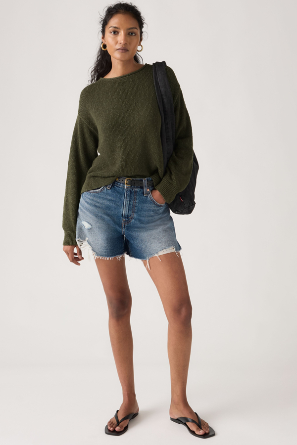 Shorts Ribcage - Mujer - 23 - Lavado oscuro / Like It Love