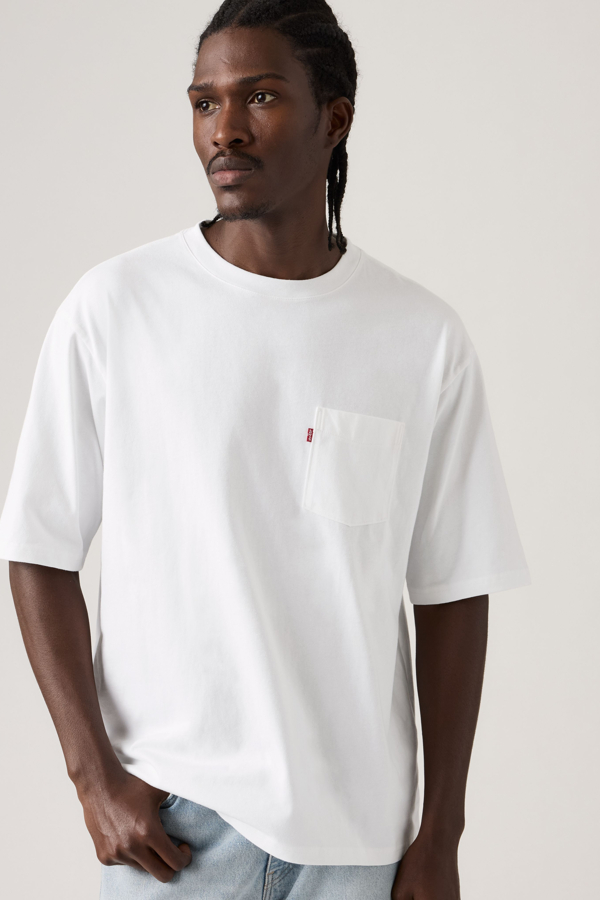 Camiseta de un bolsillo y media manga - Hombre - 2XL - Blanco / Bright White