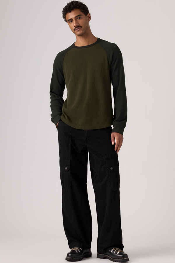 Pantalones Cargo Extra Baggy - Hombre - 28X32 - Negro / Mineral Black Canvas