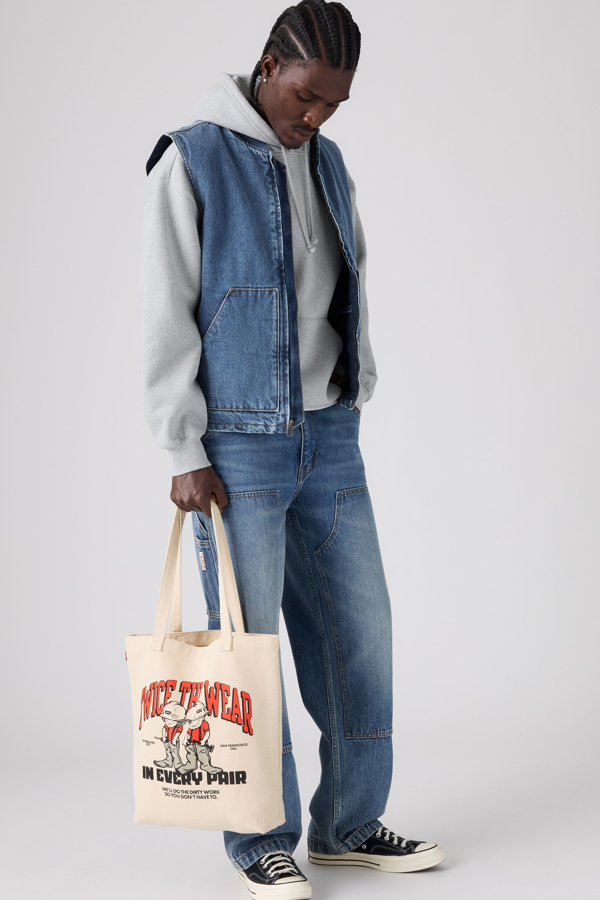 Levi's Graphic Tote - Men - One Size - Orange / Orange Workwear