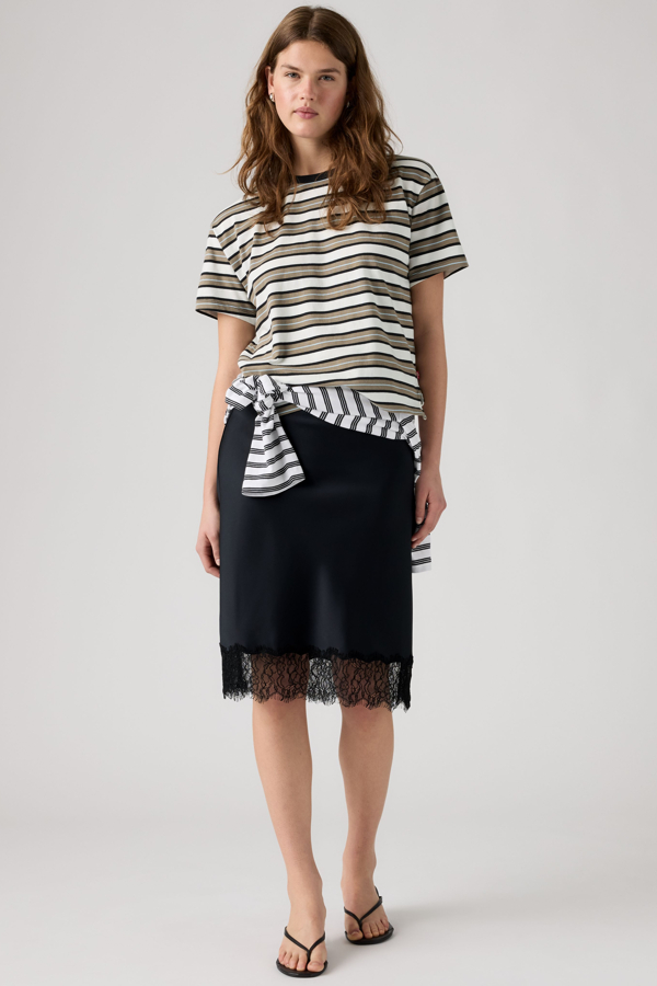 Falda midi Lynn - Mujer - 2XS - Negro / Anthracite Night