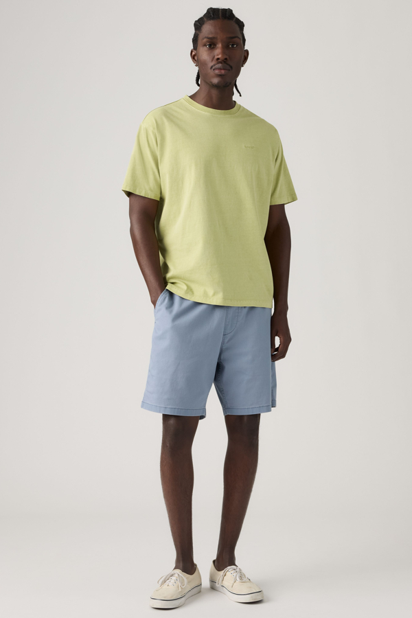 Shorts boxer de lino y algodón - Hombre - L - Azul / Kano Blue Cotton Linen