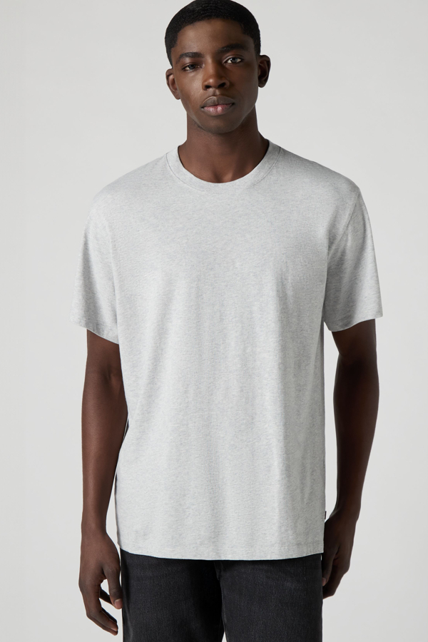 Camiseta Essential - Hombre - L - Gris / Light Gray