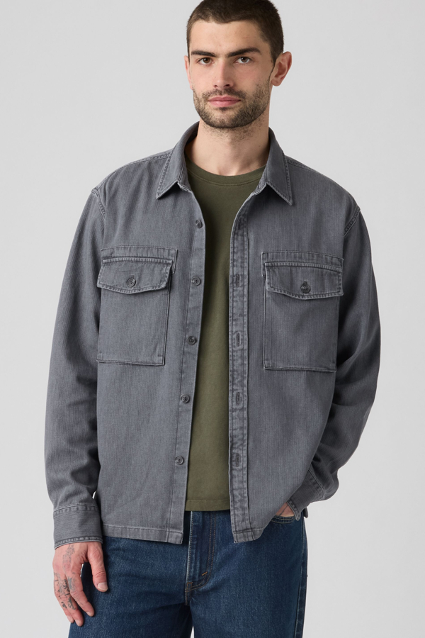 Waller Relaxed Shirt - Hombre - 2XL - Negro / Waller Phantom Wash