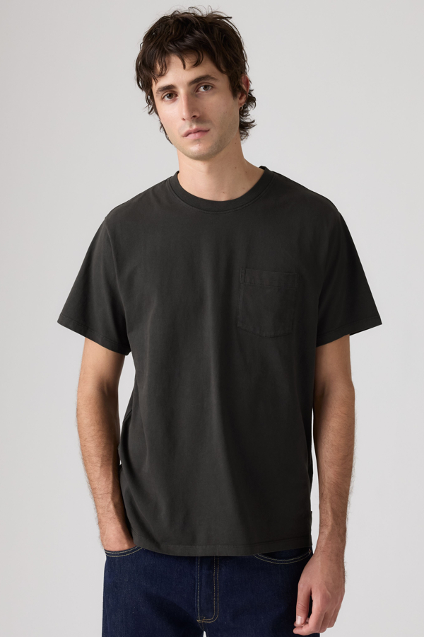 Camiseta Essential Pocket - Hombre - 2XL - Negro / Mineral Black Garment Dye