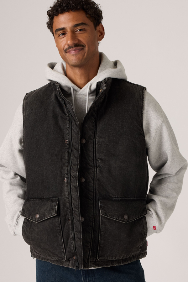Bexley Puffer Vest - Hombre - 2XL - Negro / Late Night Adventures