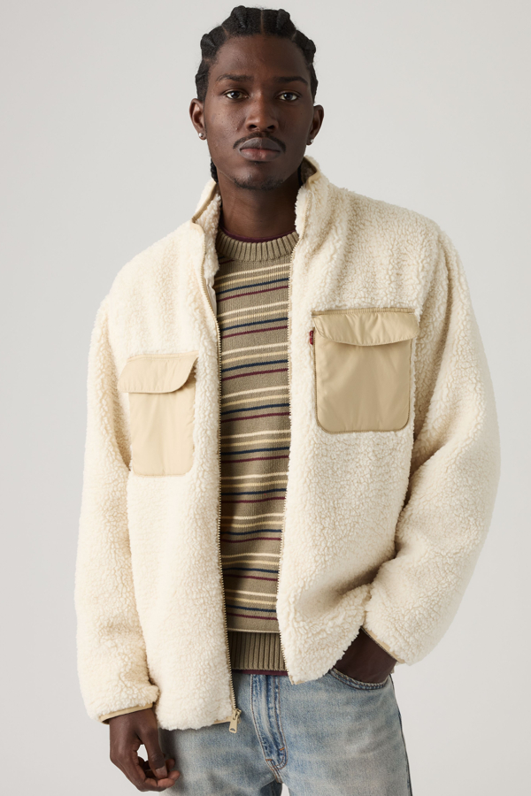 Campo Sherpa Jacket - Hombre - 2XL - Crema / Oatmeal
