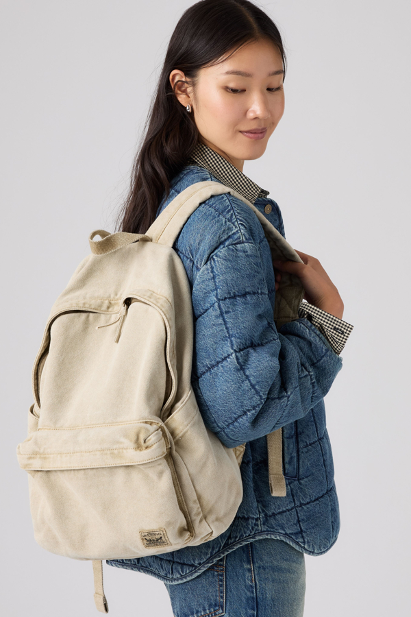 Levi's Remi Backpack - Men - One Size - Beige / Sunshine Afternoon