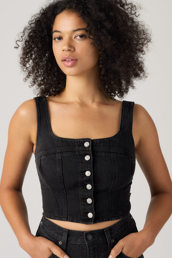 Top Audra Seamed - Mujer - L - Negro / Capturing Moments