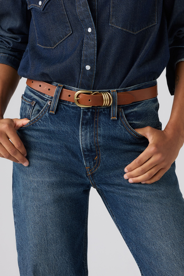 Lyla Ring Belt - Women - 100 - Brown / Mocha Bisque