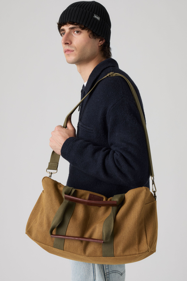 Levi's Heritage Duffel Bag - Men - One Size - Beige / Bronze Brown