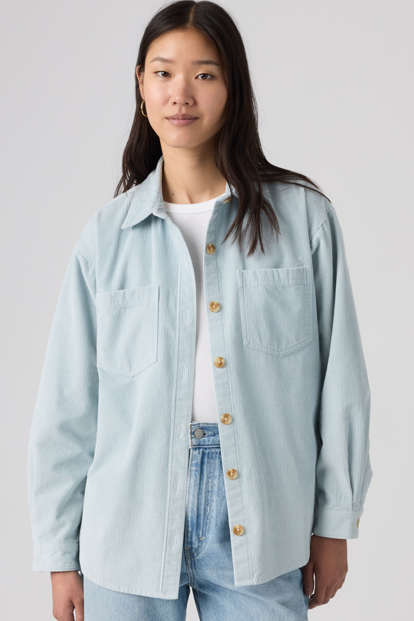 Iris Overshirt - Mujer - L - Azul / Angel Falls