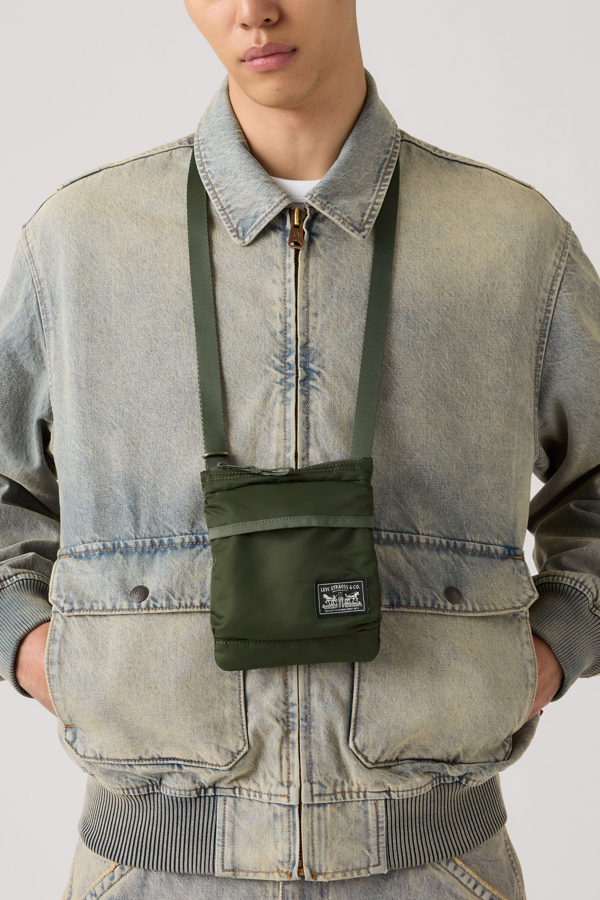 Levi's Mission Bay Crossbody Pouch - Mujer - One Size - Green / Ivy Green