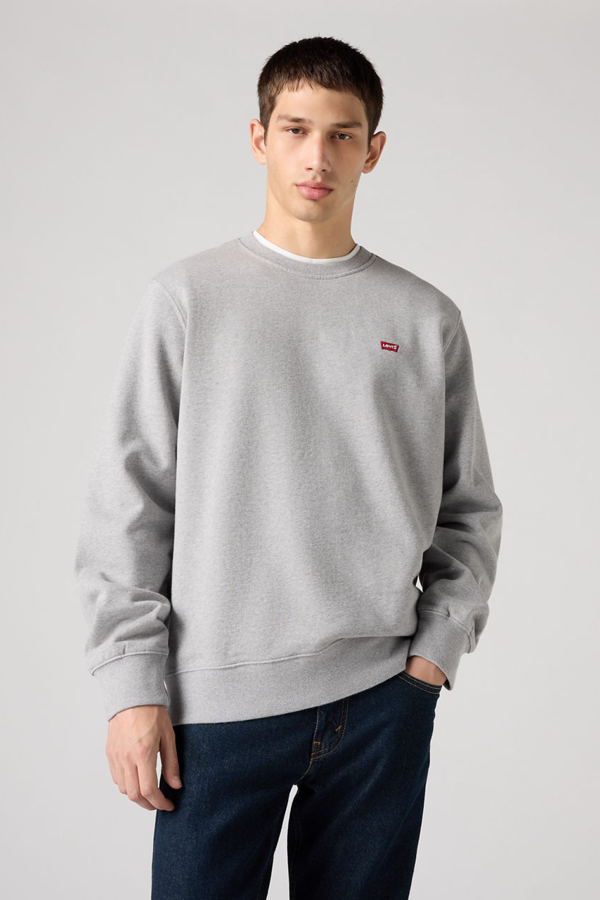 Sudadera New Original - Hombre - S - Gris / Grey Heather