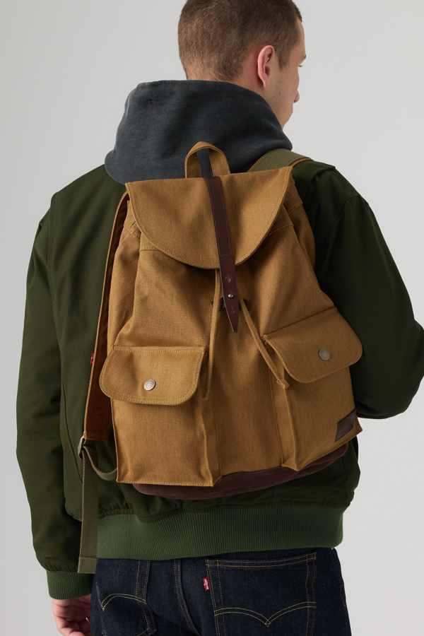 Levi's Heritage Rucksack - Men - One Size - Brown / Bronze Brown