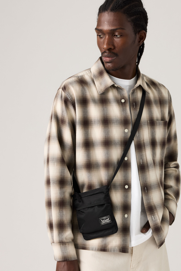 Bolsito bandolera Levi's Mission Bay - Hombre - One Size - Negro / Caviar