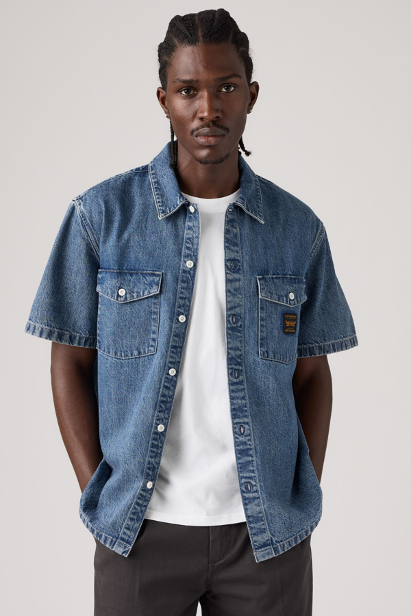 Worker Shirt - Men - 2XL - Dark Wash / Mine For Now