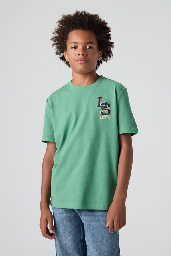 Camiseta Streamline Monogram para adolescentes - Chicos - 12A - Verde / Deep Grass Green