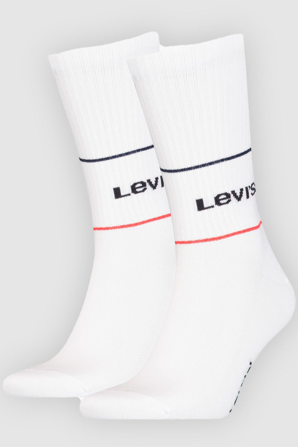 Calcetines cortos de deporte Levi's - Mujer - 35 - Blanco / Iconic