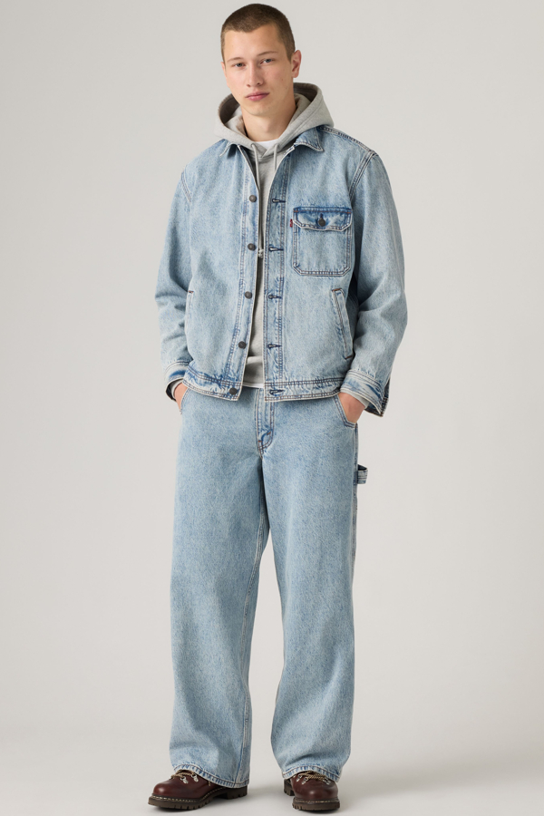 Extra Baggy Utility Vaqueros - Hombre - 28X32 - Light Wash / Little Balcony