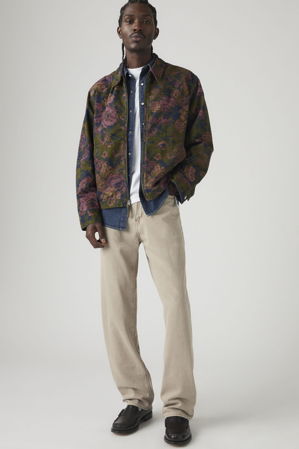 Vaqueros Lino+ Denim 568 Stay Loose Lightweight - Hombre - 31X32 - Crema / Vintage Khaki Gd Lightweight