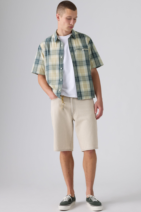 478 Baggy Shorts - Men - 36X12 - Grey / Art Deal