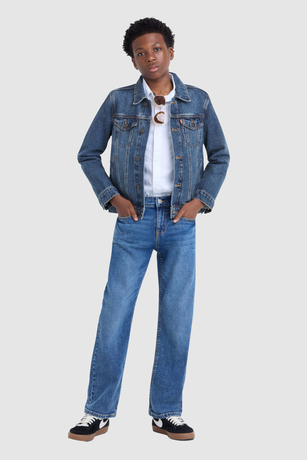Levi's Giacca Trucker Teenager Blu, Uomo Taglia 10A